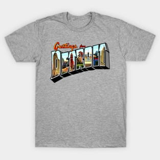 Greetings from Detroit (1950's) T-Shirt